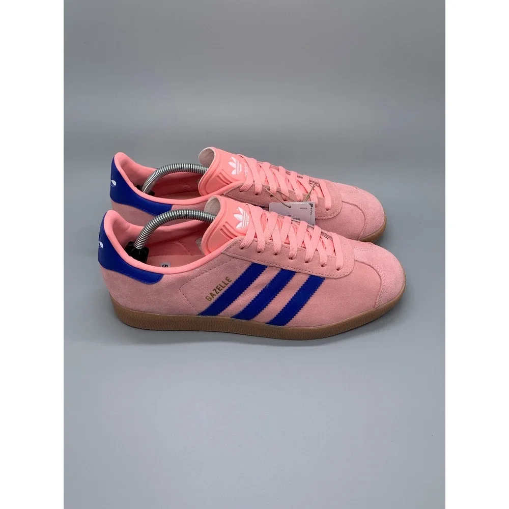 Adidas Gazelle Pink Blue Gum Soccer Shoes JI2077 Men's Sz 9.5 NEW